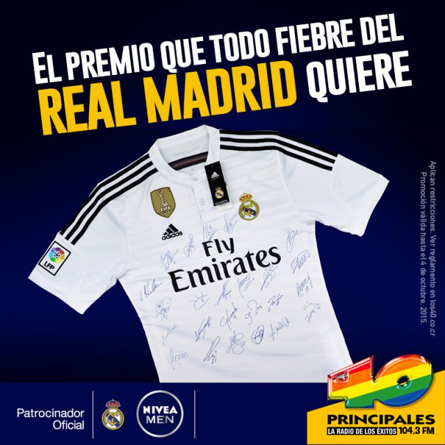 Una camiseta del Real Madrid puede ser tuya