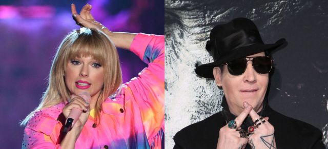 La polémica foto de Taylor Swift y Marilyn Manson que se hizo meme