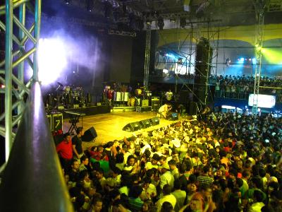Concierto de Calle13 en Palmares