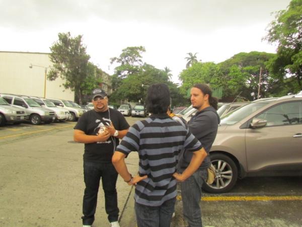 Locutores en la Sala de Oncología del Hospital San Juan de Dios.